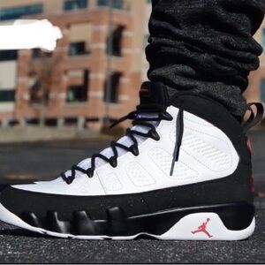 Nike air Jordan 9 Retro-space jam white/black/red-Mens